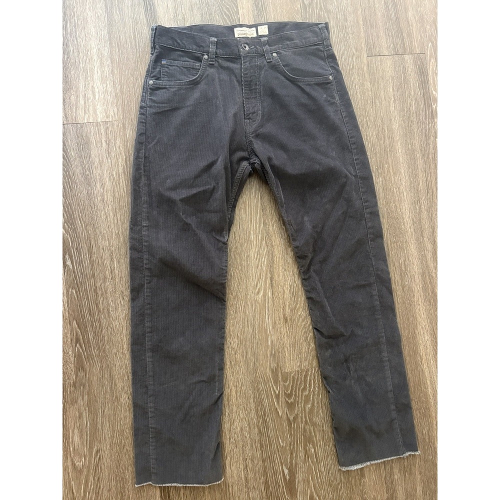 Patagonia Corduroy Pants Mens 34x32 Fit Gray Straight Organic Cotton Iron Clad